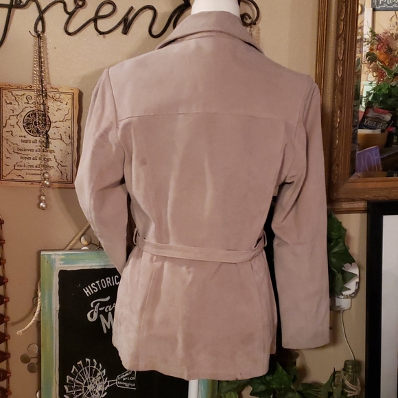 Vintage Maxima Wilson's Tan Leather Coat in Med - Picture 9 of 9